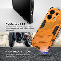 1 x RAW Customer Returns BEZ Phone Case for Xiaomi Redmi Note 13 Pro 5G Case, Rugged Protective Case Compatible with Redmi Note 13 Pro 5G Hybrid Reinforced Scratch-Resistant and Shockproof, Kickstand, Orange - RRP €21.6