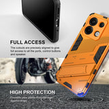 1 x RAW Customer Returns BEZ Phone Case for Xiaomi Redmi Note 13 Pro 5G Case, Rugged Protective Case Compatible with Redmi Note 13 Pro 5G Hybrid Reinforced Scratch-Resistant and Shockproof, Kickstand, Orange - RRP €21.6