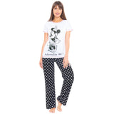 1 x RAW Customer Returns Disney Pajamas Women s Cotton Minnie Mouse Pajamas - Size L - RRP €23.15