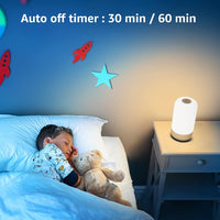 1 x RAW Customer Returns Lepro Bedside Lamp Touch Dimmable Smart, LED Table Lamp WiFi with Timing Function, Night Light 2000K-6000K Warm White RGB, up to 16 Million Colors, Compatible with Alexa, Google Home - RRP €39.66