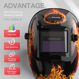 1 x RAW Customer Returns YESWELDER True Color Welding Helmet, Solar Powered Welding Mask Auto Darkening, Wide Shade 4 9-13 Welding Helmet for TIG MIG ARC - RRP €41.63