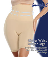 1 x RAW Customer Returns SHAPEBUS girdle pants women tummy control pants women tummy control underpants women shape underpants women tummy control pants girdle pants strong shaping shapewear women control girdle pants women with leg beige S - RRP €22.68