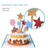 50 x Brand New Adispotg Happy Birthday Card, 3D Pop Up Birthday Card, Birthday Greeting Card with Envelope for Children Women Mom Dad Wife Man Business - RRP €402.0