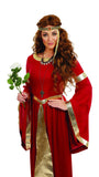 1 x RAW Customer Returns Fun Shack Red Medieval Dress for Women, Medieval Dress for Women, Medieval Clothes for Women, Medieval Dresses for Women, Medieval Princess Costume for Women, Medieval Costume S - RRP €35.05