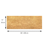 1 x RAW Customer Returns SUNYAY Coconut Mat 100 Organic 30x200 cm, Coco Liner Mulch for Plants, Weed Control Fabric Mat, Coconut Carpet for Animals, Brown - RRP €13.99