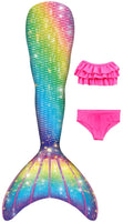 1 x RAW Customer Returns shepretty mermaid tail suit for mermaid swimming for children.,wpJCKA09 48,130 - RRP €28.22