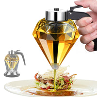 1 x RAW Customer Returns Oil dispenser 200 ml oil bottles, olive oil bottle, vinegar and oil bottles set, liquid spice container, oil bottle for pressing on for honey, cooking oil, olive oil, vinegar, sauces and other spices - RRP €19.64