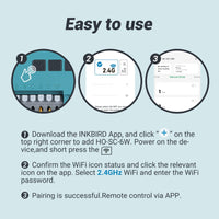 1 x RAW Customer Returns HiOazo Irrigation Computer, WiFi Irrigation System, 6 Zone Timer, Internal External Irrigation System Controller, App Monitoring, Rain Output, Seasonal Adjustment HO-SC-6W - RRP €70.99