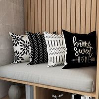 1 x RAW Customer Returns YCOLL cushion covers set of 4 cushion covers linen cushion cover decorative cushion covers for sofa garden bed couch cushion 50 x 50 cm set of 4  - RRP €18.99