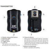 1 x RAW Customer Returns JJC wireless flash studio flash trigger wireless trigger with remote shutter release 2 receivers for Nikon D3300 D5500 D5600 D5300 D750 D7200 D7500 D7100 D7000 D5200 D5100 D5000 D3200 D3100 D610 D600 D90 DF P7700 - RRP €35.99