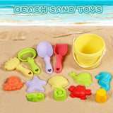 30 x Brand New Shinybox beach toys for children, 14 pieces sandpit beach toys, sandpit toys for children with bucket, shovel tool sets, sand molds, toys for the beach for boys and girls 14  - RRP €293.4