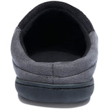 1 x RAW Customer Returns NewDenBer Slippers Men Women Memory Foam Warm Comfortable Soft Lined Non-Slip Winter Slippers 41 42 EU, Black Grey  - RRP €25.78