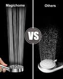 1 x RAW Customer Returns Magichome water-saving shower head with 2M hose, with 5 jet types, turbo-charged design, high pressure, hand shower shower head for bathing - RRP €19.99