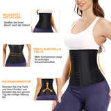 1 x Brand New CHUMIAN Women s Waist Shaper Sports Waist Trainer Corset Underbust Corset Tummy Control Body Shaper for Weight Loss Waist Cincher Black B, 2XL  - RRP €22.18