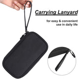 1 x RAW Customer Returns EPROICKS Cable Bag Travel Electronics Organizer Bag Double Layer Cable Bag, for Cell Phone Charging Cable, Power Bank, USB Sticks, SD Cards, Mobile Hard Drive Accessories Black  - RRP €12.61