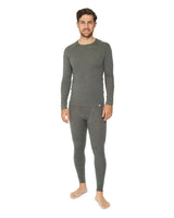 1 x RAW Customer Returns DANISH ENDURANCE Merino Thermal Underwear Set Men Dark Gray L - RRP €85.61