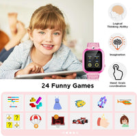 1 x RAW Customer Returns ELEJAFE Smartwatch Kids, Music Player, 24 Games, Pedometer, Girls Boys Smartwatch with 2 Cameras, Alarm Clock, Flashlights, Age 2-13 Child Festival Gift 1 GB Micro SD Included  - RRP €49.99