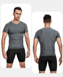 1 x RAW Customer Returns Niksa 3 Pack Compression Shirt Men, Running Shirt Men Short Sleeve with Underarm Mesh Short Sleeve Functional Shirt Breathable Sports Shirt Men for Running Workout Fitness, Black, Gray, White, S - RRP €32.26