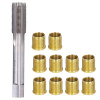 1 x RAW Customer Returns Spark plug thread repair tools, taps, high speed steel spark plug inserts M14 x 1.25 metal inserts for petrol engines and M16 x 1.25 tap kit for automotive engines - RRP €20.81