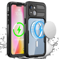 1 x RAW Customer Returns AICase for iPhone 14 Plus waterproof case with MagSafe support, 6.7 360 degree protection outdoor all-round protection IP68 certified full body protection, underwater protective case for iPhone 14 Plus - RRP €29.99