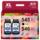 1 x RAW Customer Returns 545XL 546XL Multipack printer cartridges Compatible for Canon PG-545 CL-546 XL for cartridges Pixma TS3450 TS3350 TR4650 TR4550 TS3150 TS3450 MX495 TR4551 TS3400 TR4500 545 Black and 546 Color - RRP €40.64