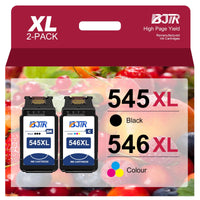 1 x RAW Customer Returns 545XL 546XL Multipack printer cartridges Compatible for Canon PG-545 CL-546 XL for cartridges Pixma TS3450 TS3350 TR4650 TR4550 TS3150 TS3450 MX495 TR4551 TS3400 TR4500 545 Black and 546 Color - RRP €40.92