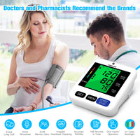 1 x RAW Customer Returns PANACARE 2.0 fully automatic upper arm blood pressure monitor, 3-color large display with backlight German language 2Users 198Data Cuff from 22-42cm, blood pressure monitor Black  - RRP €30.24