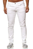 1 x RAW Customer Returns Elara Men s Jeans Slim Fit Trousers Denim Stretch Chunkyrayan 16533-White-32W 32L - RRP €34.01