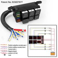 1 x RAW Customer Returns Gebildet 12V Relay Box and Fuse with 5pcs 5-Pin JD1914 40A Relay and 1pc 4-Pin Relay 6 ATC ATO Blade Fuse, Waterproof Universal Relay Box for Car, Truck, Automotive, Marine, Boat - RRP €29.5