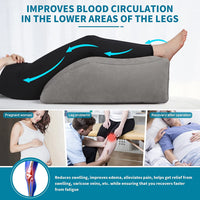 1 x RAW Customer Returns BLABOK Vein Pillow Leg Elevation Pillow, Inflatable Wedge Pillow, Leg Pillow for Improving Sleep and Circulatory System, Suitable for Improving Sleep, Pregnant, Operations - RRP €32.99