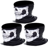 1 x RAW Customer Returns eBoot Motorcycle Tube Face Mask Skull Print Pack of 3 - RRP €8.05