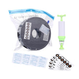 1 x RAW Customer Returns Sovol Vacuum Bag Kit for 3D Printer Filaments, with 10 Pieces Vacuum Bags, 1 Piece Vacuum Pump, 10 Pieces Desiccant and 10 Pieces Humidity Indicator Cards - RRP €18.59