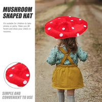 27 x Brand New SAFIGLE Novelty Mushroom Hat Plush Hat with Red Dot Mushroom Girl Fairy Costume Cosplay Mushroom Funny Hat for Kids Adult Party Photo Props - RRP €417.69