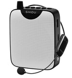 1 x RAW Customer Returns Voice Amplifier Portable Voice Amplifier Speaker with Microphone Headset Mini Amplifier Voice Amplifier Wireless Rechargeable PA System for Tour Guide, Teacher, Trainer, Yoga, Outdoor, Lectures - RRP €68.18