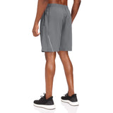 1 x RAW Customer Returns Men s Sports Shorts Quick Drying Shorts with Zipper Pockets Gray 3XL  - RRP €21.99