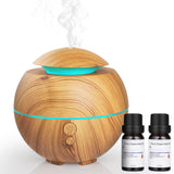 1 x RAW Customer Returns Simpeak Aroma Diffuser 180ml, Fragrance Oil Diffuser USB, Room Fragrance Diffuser for Essential Oils, LED Ultrasonic Diffuser Humidifier, Light Wood - RRP €20.16