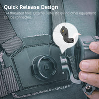 1 x RAW Customer Returns SUREWO Adjustable Chest Strap Mount Compatible with GoPro Hero 13 12 11 10 9 8 7 6 5 Black, DJI Osmo Action 5 Pro 4 3 2, Insta 360 ONE R and Most Action Cameras - RRP €27.85