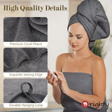 1 x RAW Customer Returns Orighty Bath Towel Set 68 x 137 cm - Soft Bath Towel Set, Highly Absorbent Microfiber Towels for Body, Quick Drying, Microfiber Bath Towels for Sports, Yoga, SPA, Fitness - Gray - RRP €30.48