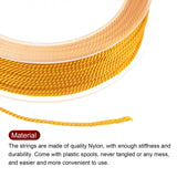 1 x Brand New sourcing map Nylon Cord Beading String Chinese Knotting Cord 1.5mm Hand Knitting Bracelet Thread for Bracelets Beading DIY Crafts Ornaments 65ft Yellow - RRP €13.21