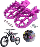 1 x RAW Customer Returns Dirt Bike Foot Pegs Motorcycle Footrests Foot Pedals Rests CNC for Sur Ron Light Bee S X Segway X260 X160 CRF150F 2003-2019 CRF230F 2003-2019 Pit Bike Purple - RRP €42.99