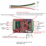 1 x RAW Customer Returns 12V 24V 48V PWM Brushless Motor Controller, Forward Reverse Brushless DC Electric Speed Module 400W DC Supports PLC 0-5V Analog Control Amplitude 2.5-5V Brushless Motor Controller - RRP €25.2