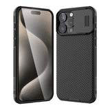 1 x RAW Customer Returns Nillkin iPhone 15 Pro Max case with camera protection 6.7 inches , CamShield Pro iPhone 15 Pro Max mobile phone case with sliding camera cover, slim stylish bumper case for iPhone 15 Pro Max, black - RRP €16.13