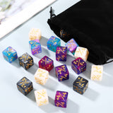 1 x RAW Customer Returns Firtink 32 piece dice set dice counter token dice with storage bags MTG, CCG, card game accessories - RRP €10.04