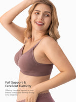 1 x RAW Customer Returns HBselect 3 Pcs Maternity Nursing Bra Seamless Nursing Bra with Additional Bra Extenders Breastfeeding and Sleep Without Wire for Women - RRP €26.99