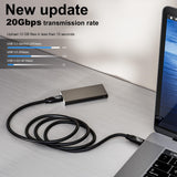 1 x RAW Customer Returns MOPOCHG USB C Cable, USB C 3.2 Gen2x2 20Gbps Data Cable, PD 3.1 Fast Charging Cable 240W Type C Charging Cable with 4K 60Hz Video for iPhone 15 15 Pro, Thunderbolt 3 4, Laptop, Cell Phone, Monitor 3M  - RRP €18.99