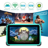 1 x RAW Customer Returns CWOWDEFU Children s Tablet 7 Inch Android Tablet 32GB ROM Children s Tablet Educational Games WiFi Tablet Kids gr n  - RRP €55.99