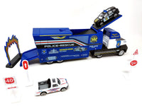 3 x Brand New Brigamo Police car truck toy set with truck, toy cars and launch pad - RRP €59.85