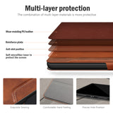 1 x RAW Customer Returns Antbox Case for iPad 10th Generation 2022 10.9 inch with Pen Holder Apple Pencil Holder Auto Sleep Wake Function PU Leather Case Protective Cover Brown  - RRP €35.99