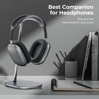 1 x RAW Customer Returns BENKS AirPods Max Stand,Headphone Stand for Over Ear Headphones,Gaming Headset Accessories,Desktop Headset Holder Compatible with AirPods Max,Beats,Bose,Sony,Sennheiser and Other Headsets - RRP €36.29