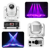 1 x RAW Customer Returns WZYBUTA 50W LED Moving Head Stage Lights dmx512 DJ Party Light 8 Patterns 8 Colors Disco Light 9 11 Channels for Music Bar Karaoke Home Party Wedding Light Demonstration White  - RRP €89.99